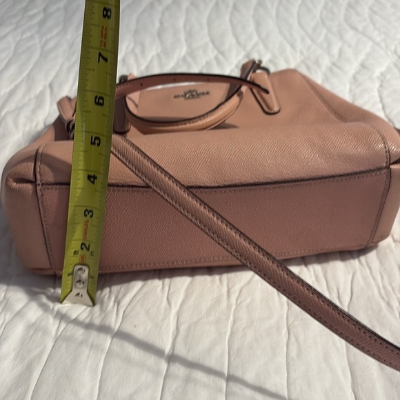 Coach Light Pink Leather Shoulder Bag - Picture 6 of 6
